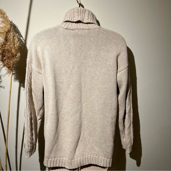 Vintage Blueberry Hill Cotton , Turtleneck Sweater , Sz M - Picture 4 of 6